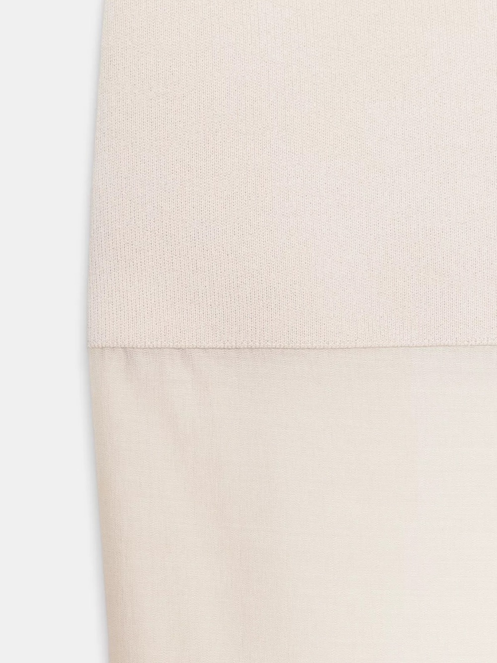 Zara NWT SET Cream V-Neck Balloon Sleeve Top & Skirt - Picture 11 of 16